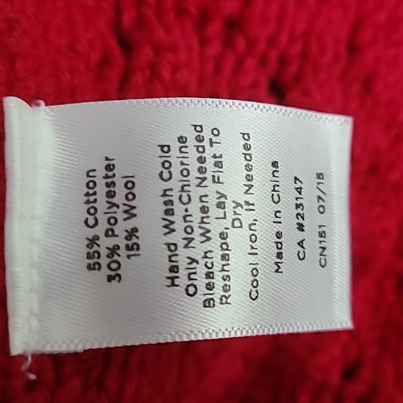 Talbots red sweater - Picture 4 of 4